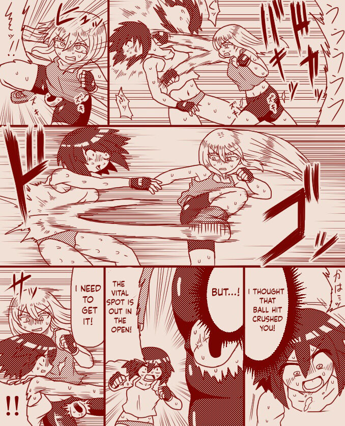 ボディチェックと称し玉責めされちゃうふたなりの女の子格闘家